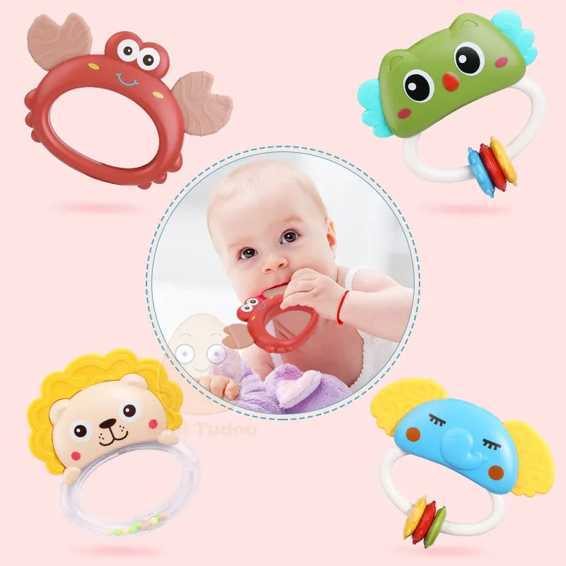 Baby Crib Mobile Rattle Toy For 0-12 Months