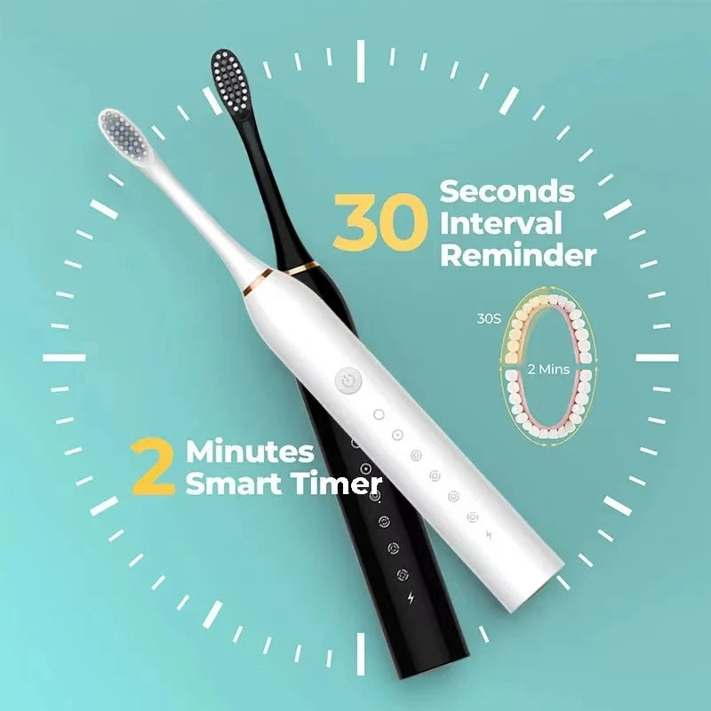 Rechargeable, Adult Sonic Electric Toothbrush