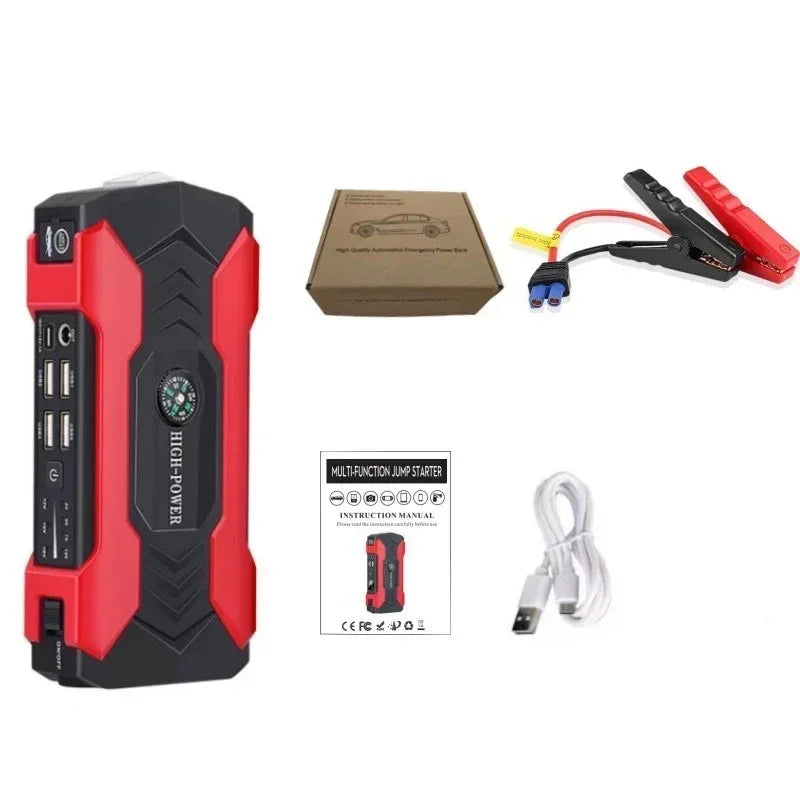 Car Jump Starter, Battery Charger and Portable Electric Air Pump