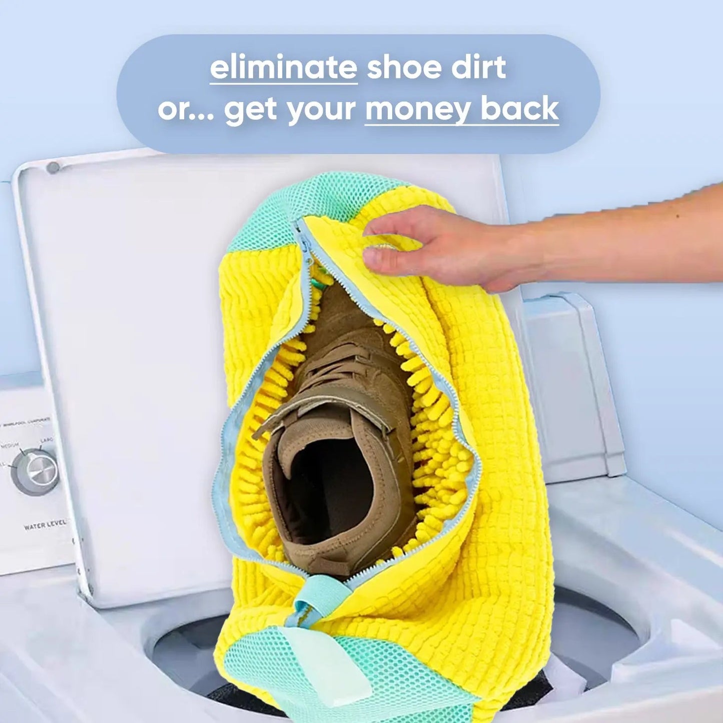 "Dirt Eliminator"                            Laundry Bag for Shoes